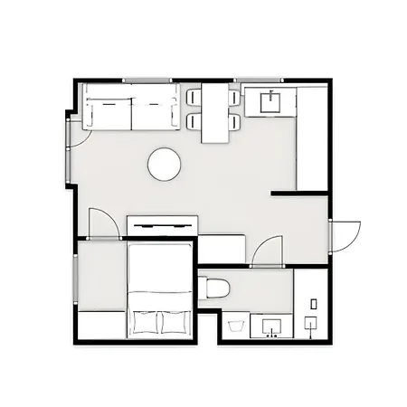 アパート Walnut With Terrace&parking Mokotow